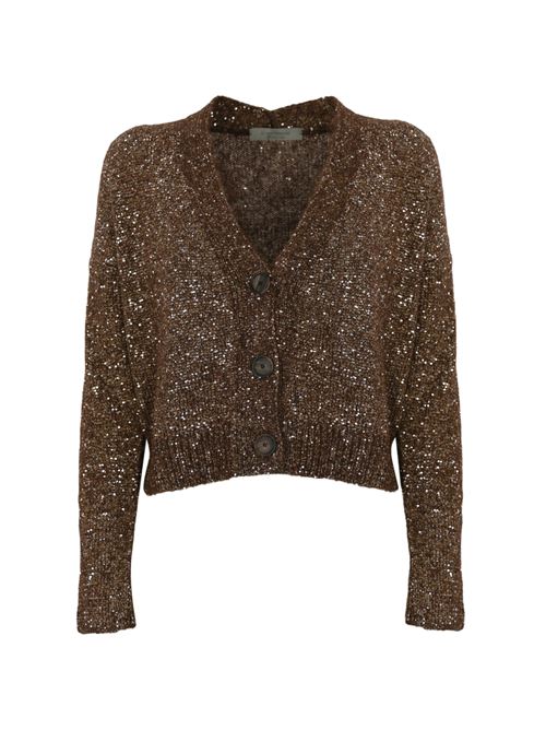 Cardigan con paillettes in misto alpaca D. Exterior | 5933818CAM